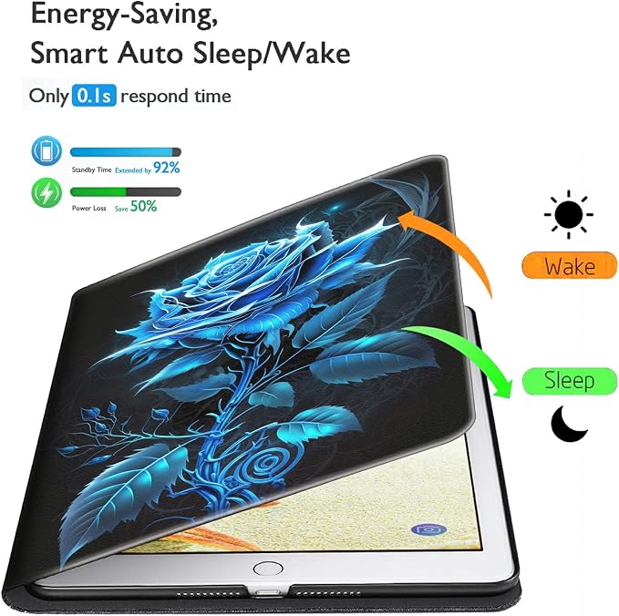 for Samsung Galaxy Tab A8 Case for Samsung Galaxy Tab A8 10.5 Case 2022 Lightweight Smart Cover PU Leather Adjustable Stand Protective Cover with Auto Wake/Sleep - Art Butterfly