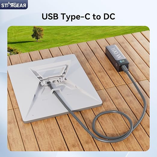 Starlink Mini Cable 16.4FT 18AWG 140W Starlink USB C to DC Power Cable with Smart Protocol Chip Waterproof DesignMini Accessories Compatible with 100W+ PD Source 28V PPS 20V PD Protocols