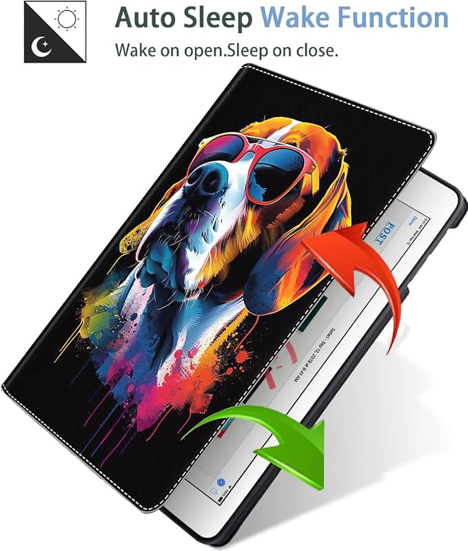 Case for iPad (A16) 11th Generation 11 Inch (2025) iPad 10th Generation 10.9 Inch (2022)，Slim Fit Foldable Standing Cover Case with Auto Sleep/Wake Retro Moth
