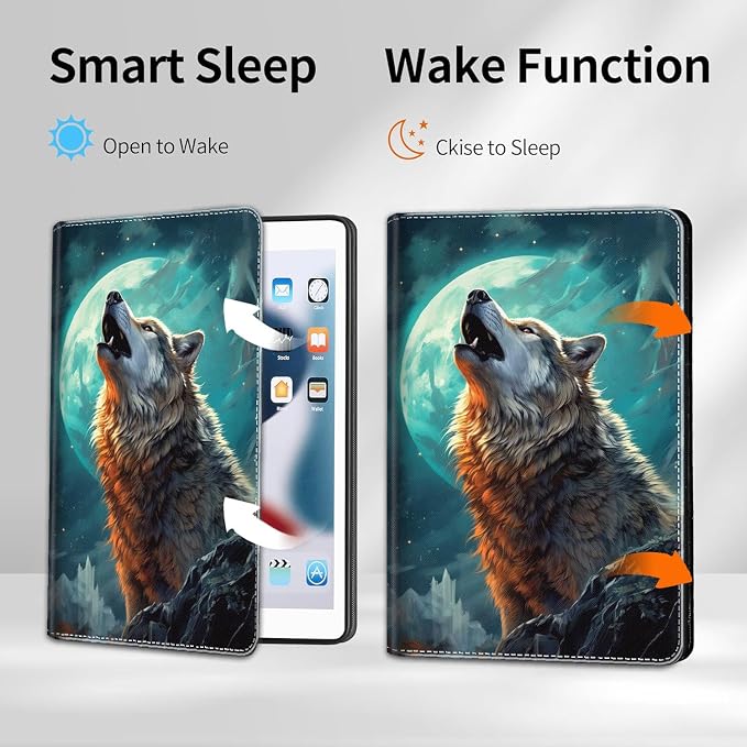 Case for iPad 10.2/10.5，iPad 9th/8th/7th Gen，for iPad 10.2 inch 2021/2020/2019/iPad Air 3rd Gen/Pro 10.5 - Slim Fit Standing Cover with Auto Sleep/Wake，Enchanted Forest 2