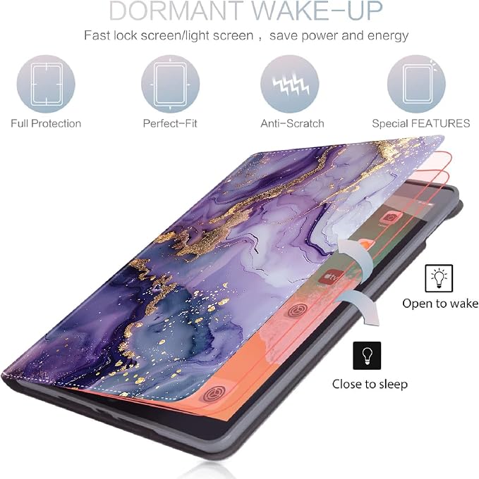 Case for Samsung Galaxy Tab S10 FE Plus 13.1 Inch 2025 Model (SM-X620/X626)Slim Folding Stand Cover with Auto Wake/Sleep for Samsung Galaxy Tab S10 FE Plus ，Painting Autumn Trees