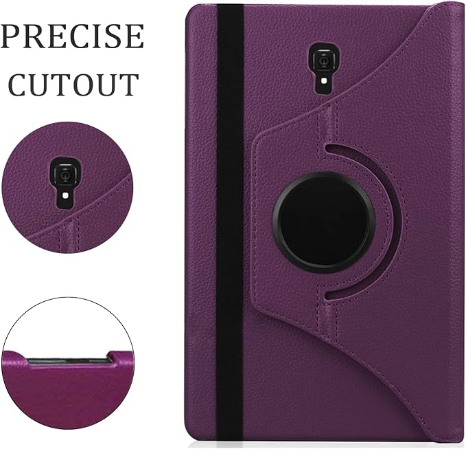 Case for Galaxy Tab A 8.0 2017 Old Model 360 Degree Rotating Case Cover for Samsung Galaxy Tab A 8.0 Inch 2017 Release (SM-T380/SM-T385) - Black