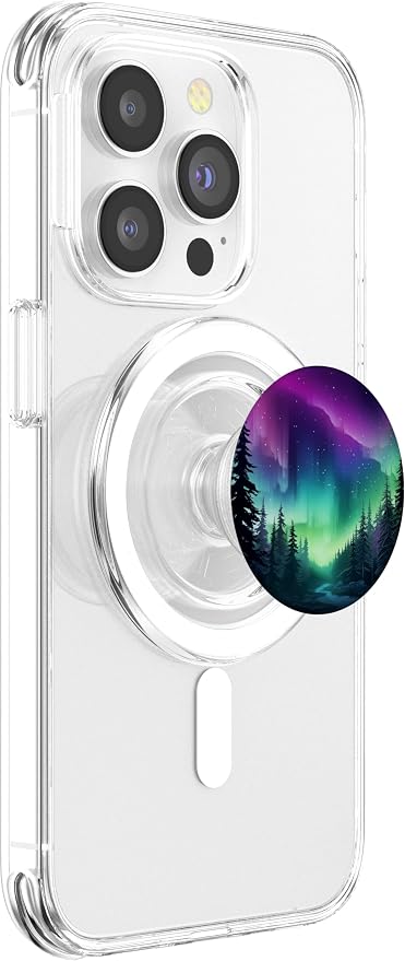 Aurora Borealis Dark Sky Nature Light Display PopSockets Adhesive PopGrip