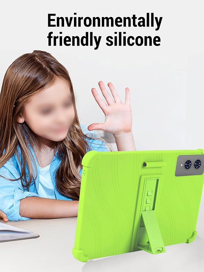 for TECLAST T65 13.4 inch Tablet Protective case Shockproof Lightweight Silicone Protective Cover with Stand Child-Friendly Protection Easy to Clean DesignBlack