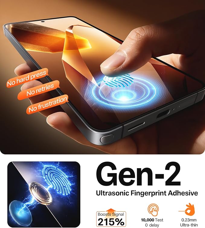 TORRAS OrigArmor for Samsung Galaxy S26 Ultra Screen Protector [100% Anti Reflection] [Full Coverage Fit] Military-Grade Shatterproof 9H+ Tempered Glass Anti-Scratch Screen Protector S26 Ultra 1-Pack