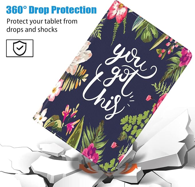 Case for Samsung Galaxy Tab A 10.1 Inch 2019 Tablet [SM-T510/T515/T517] Slim PU Leather Case Adjustable Stand with Auto Wake/Sleep - Bible Verse Proverbs 31:25