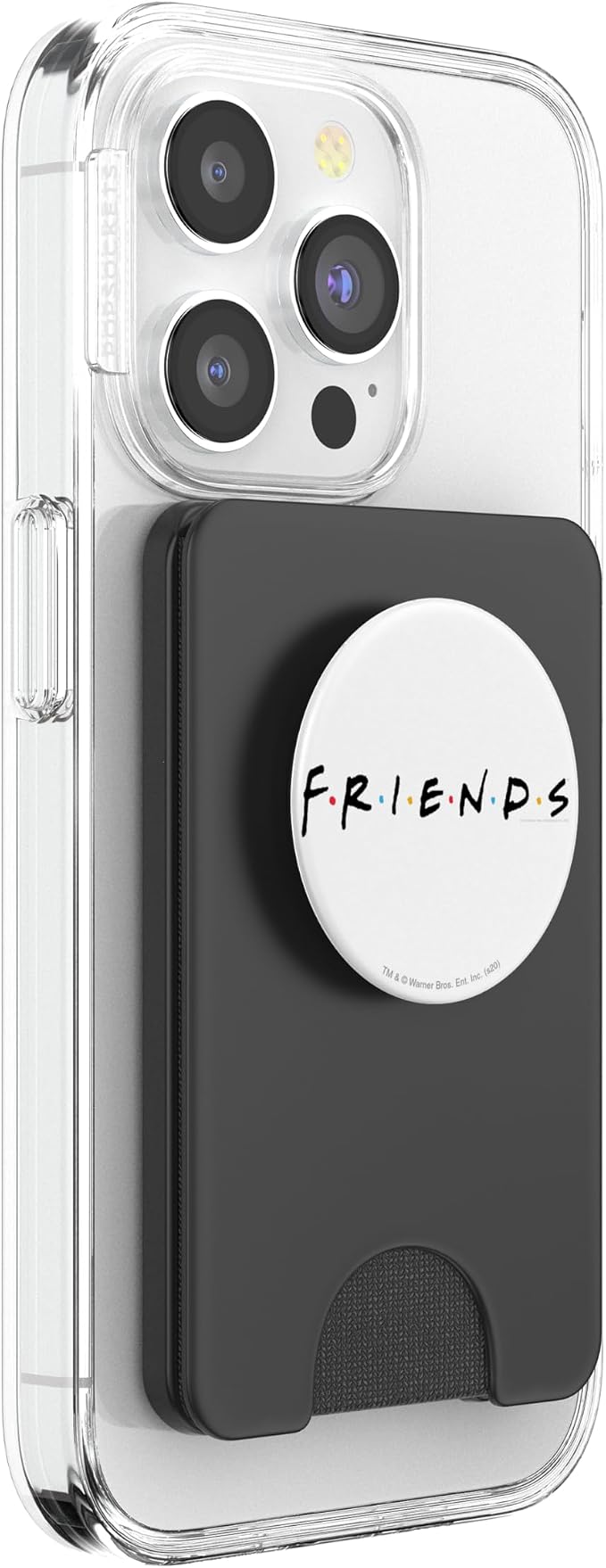 Friends Logo Black PopSockets Adhesive PopGrip
