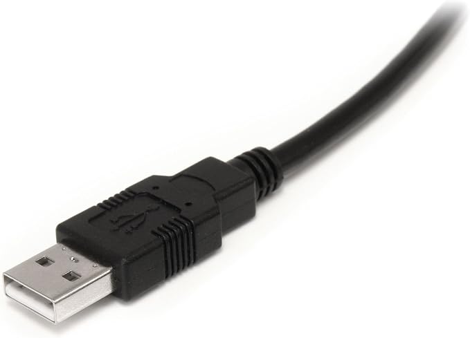 StarTech 30ft Active USB 2.0 Cable USB-A to USB-B Black (USB2HAB30AC) | Printer cable Cord Extension Male to Male Built-in equalizing chip for 30ft USB 2.0 connections