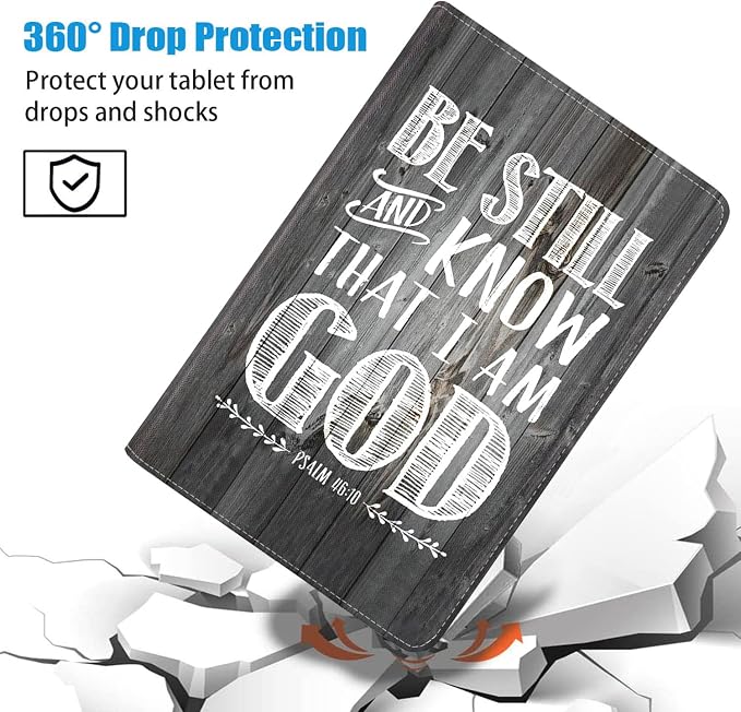 Case for Samsung Galaxy Tab S5e 10.5 inch 2019 Tablet [SM-T720/T725/T727] Slim PU Leather Case Adjustable Stand with Auto Wake/Sleep - Bible Verse Proverbs 31:25