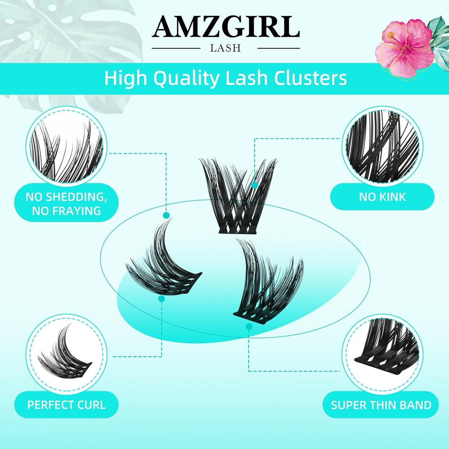 Lash Clusters Wet Look 168Pcs Eyelash Cluster Ultra-Thin Lash Band Eyelashes Extensions Spiky Anime Wide Span Lashes(Mallow,D-14mm)