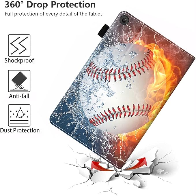 Case for Amazon Fire HD 10 Tablet (9th/7th Gen 2019/2017 Release) Premium PU Leather Cover with Auto Sleep Wake Feature Folio Case for Fire 10.1 Tablet Bible Verse Jeremiah 29:11