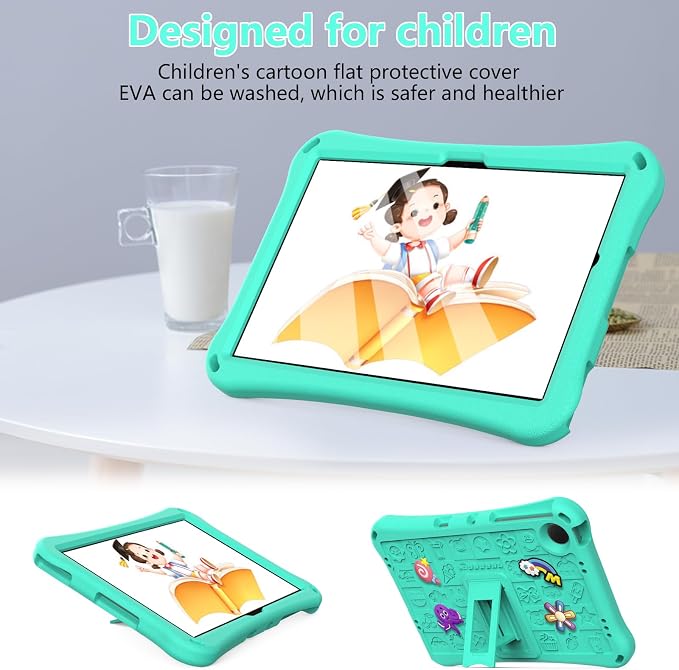 Case for iPad 10.2 Inch 2021/2020/2019/ iPad Pro 10.5 Inch/Air 3rd Gen (2019) Shoulder Strap Kickstand Children Friendly Anti-Scratch Shockproof Case Lightpurple