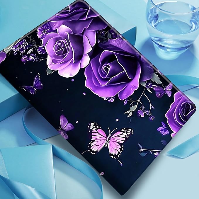 Case for Amazon Fire 7 Tablet 2019/2017 Release 9th/7th Generation PU Leather Smart Protective Cover with Auto Sleep/Wake for Fire 7 2019Dog Wearing Witch Hat Pumpkin