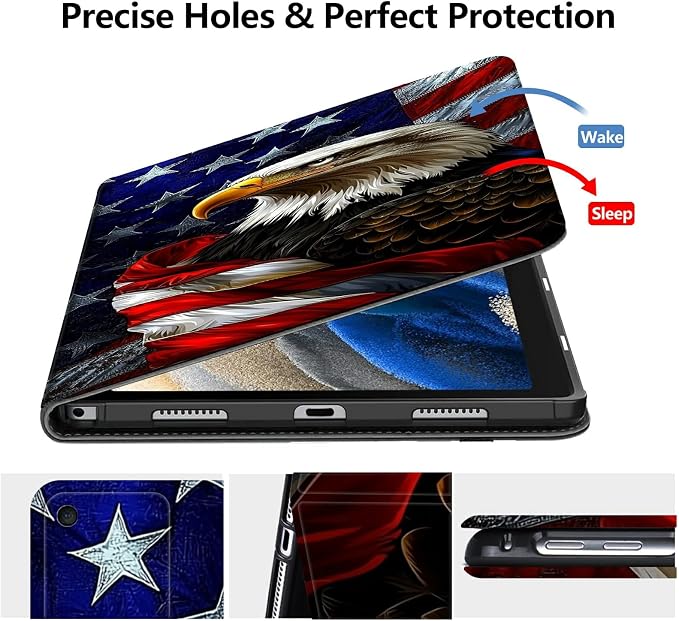 Case for Amazon Fire 7 Tablet 2019/2017 Release 9th/7th Generation PU Leather Smart Protective Cover with Auto Sleep/Wake for Fire 7 2019Beautiful Sunset