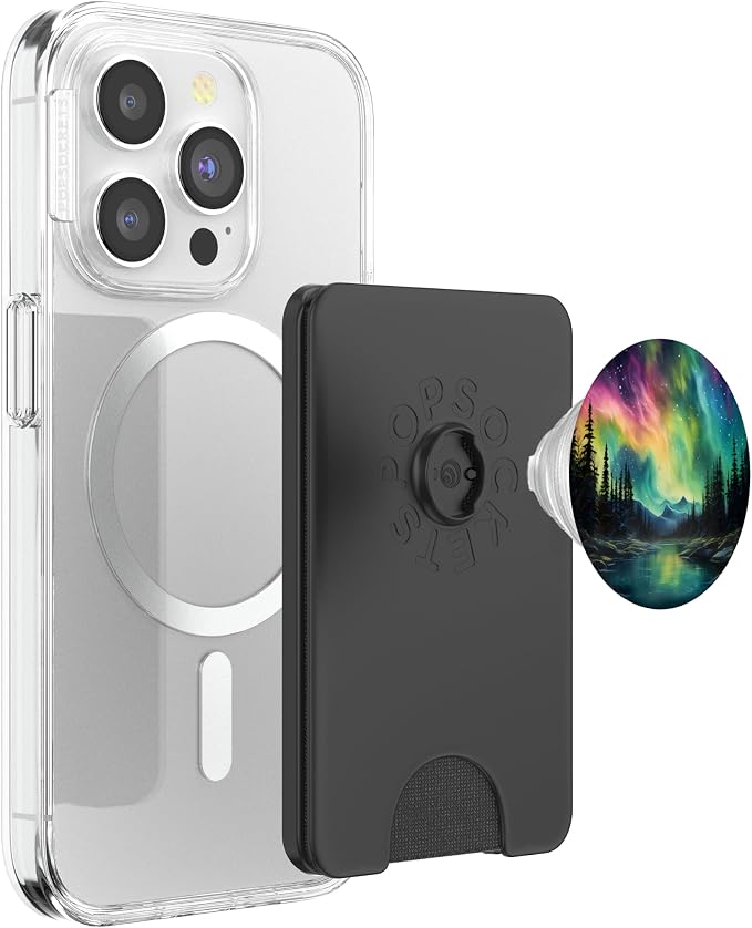 Northern Lights Aurora Borealis | Forest Stars PopSockets Adhesive PopGrip