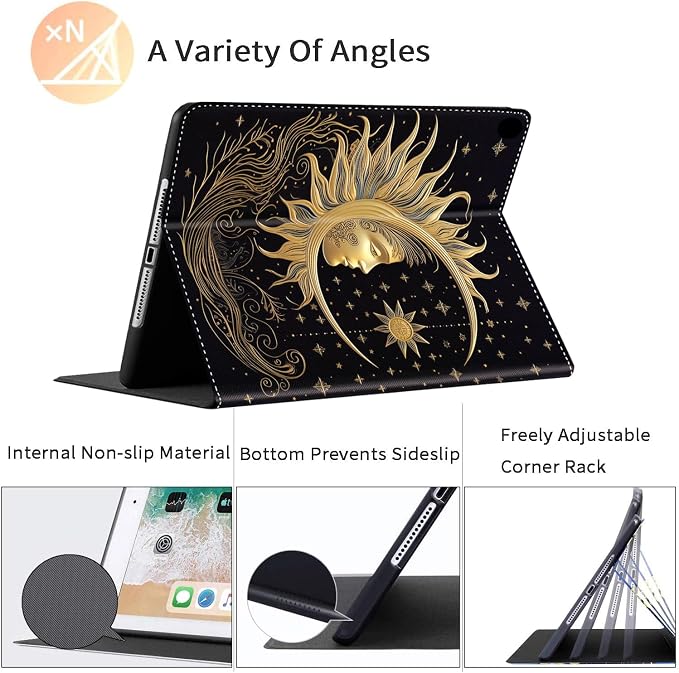 Case for iPad 11 inch (A16) 2025 for 10th Generation 10.9'' 2022 Durable Shockproof Protective Cover for iPad 11th/10 th Gen ，Blue Dragon