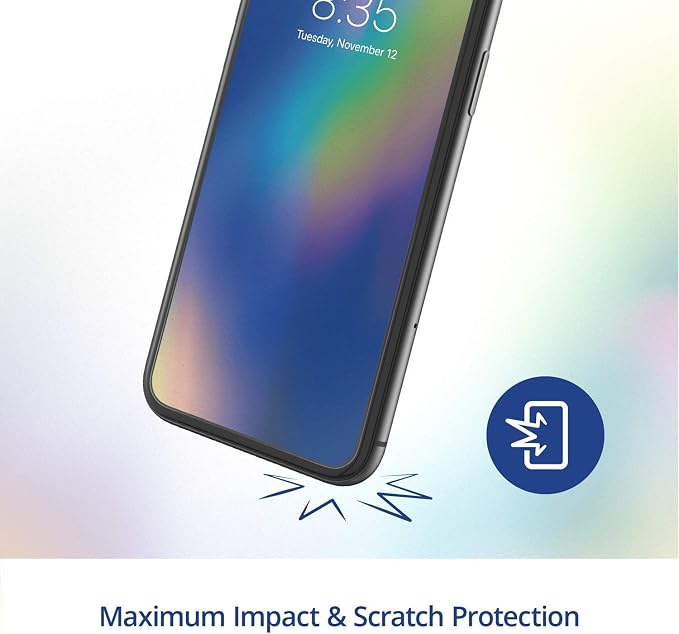 max Protection HD Screen Protection - 2 Pack - Tempered Glass Screen Protector - Made for Apple iPhone 11 and iPhone Xr - Case Friendly