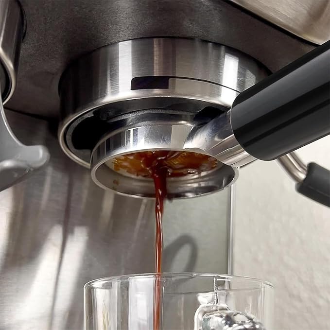Bottomless Portafilter 58mm, 2 Ears Stainless Steel Bottomless Naked