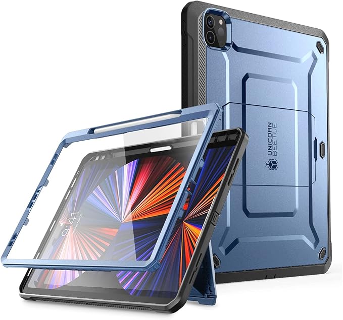 SUPCASE for iPad Pro 12.9 Inch Case 6th/5th/4th generation 2022/2021/2020 (Unicorn Beetle Pro) [Built-in Screen Protector &amp Stand &amp Pen Holder] Full-Body Rugged Cover for iPad Pro 12.9 Inch