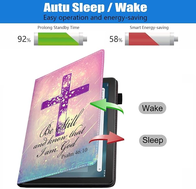 Case for Amazon Fire HD 8/HD 8 Plus Tablet (8 12th/10th Generation 2024/2022/2020 Release) Slim PU Leather Stand Folio Cover with Auto Wake Sleep African Woman Wolf