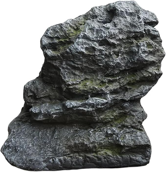 Outdoor Fake Rock Cover Realistic Lightweight Fiberglass Artificial Landscape