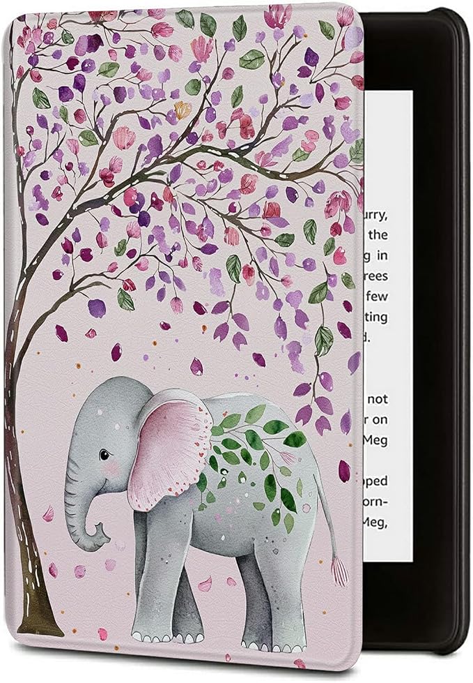 Case for Kindle Scribe 10.2 Inch (2022 Released) PU Leather Cover with Auto Sleep Wake for 10.2 Kindle Scribe Alpaca with Glasses