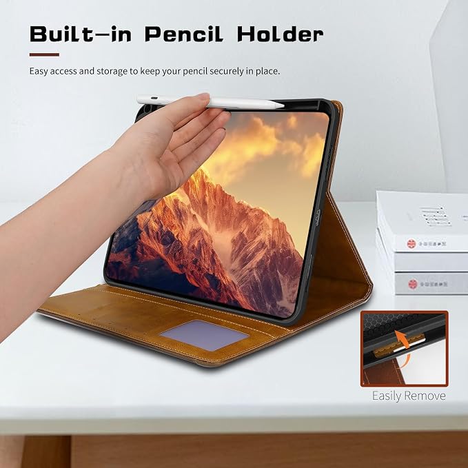 Case for iPad 9/8/7 Gen Case(2021/2020/2019)- Shockproof Cover with Built-in Pencil Holder- Smart Auto Sleep/Wake - Perfect for Students at Home/School-Pink