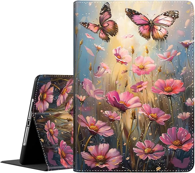 Case for New iPad (A16) 11th Generation 11 Inch 2025for iPad 10th Generation 2022 10.9 Inch Multi-Angle Stand Smart Cover Shockproof with Auto Wake/Sleep ，Starry Sky