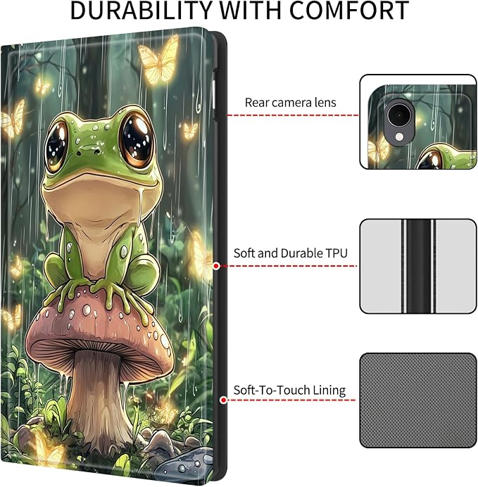 Case for iPad (A16) 11th Generation 11 Inch (2025)/ iPad 10th Generation 10.9 inch 2022Slim PU Leather Smart Cases Covers with Auto Wake/Sleep-Beast Roared