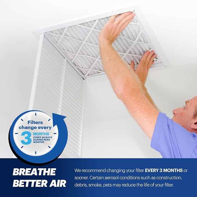 BNX TruFilter 16x25x1 MERV 13 AC Furnace Air Filter