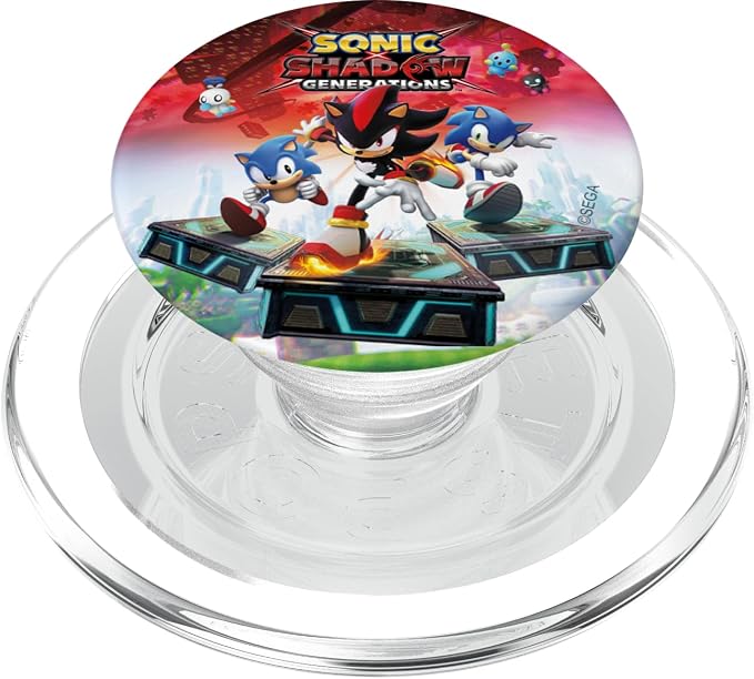 Sonic The Hedgehog Sonic X Shadow Generations - Key Art PopSockets Adhesive PopGrip