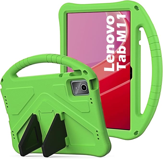 YRH for Moto Pad 2026 Case 11'' Kids EVA Shockproof Tablet Cover with Stand Handle Black