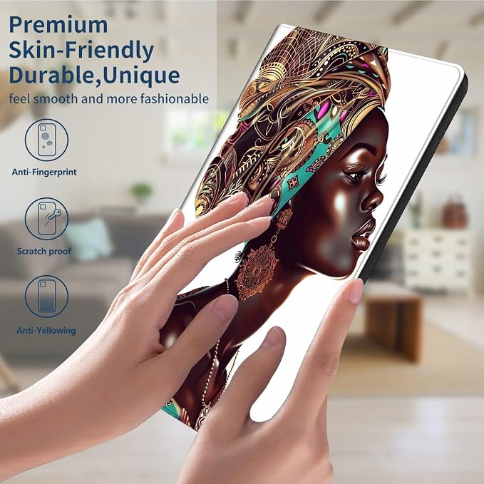 Slim Case for Samsung Galaxy Tab S11 5G 11 Inch (2025) PU Leather Tablet Cases Flip Folio Multi-Angle Viewing Stand Protective Smart Shell Cover with Auto Wake/Sleep A Crow Skull