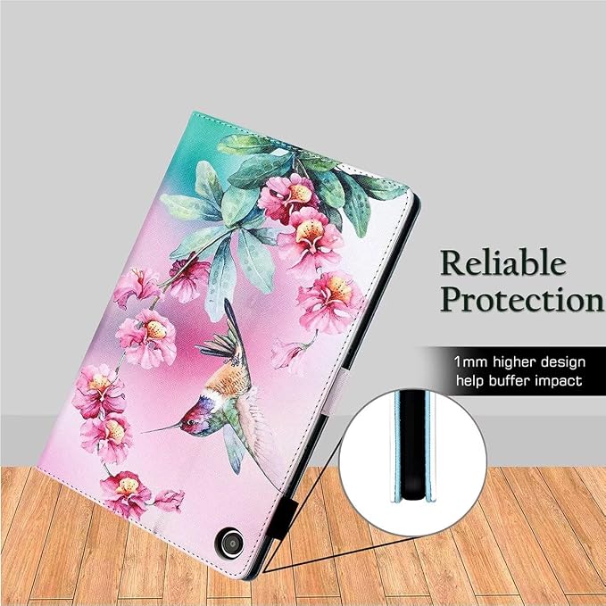 Fancity Case Fits Samsung Galaxy Tab A9/A11 Plus 11” 2025/2023 X210/X216 | Premium PU Leather Cover with Multi-Angles Pencil Holder Smart Wake Sleep for Galaxy Tab A9 A11 Plus X218 Beach