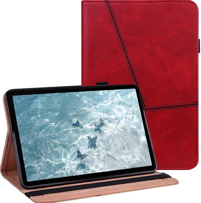 ALILANG Case for Samsung Galaxy Tab A 10.1 Inch 2019 (SM-T510/T515) with Pen Holder &amp Multiple Viewing Angles Smart PU Leather Cover for Samsung Tab A 10.1 Case 2019-Black
