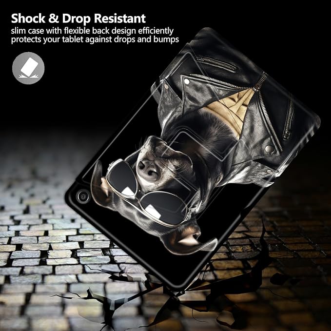 Case for Kindle Fire 7 Tablet (12th Generation 2022 Release) Baseball Theme 360 Degree Rotating Stand Protective Cover with Auto Sleep/Wake for Fire 7 2022 Tablet