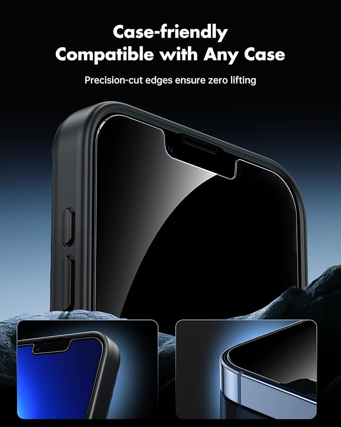 UNBREAKcable 2 Pack Privacy Screen Protector for iPhone 11 Pro Max/Xs Max Shatterproof Tempered Glass [True 28°Anti Spy] [9H Hardness] [Easy Installation] Protector for Apple 6.5