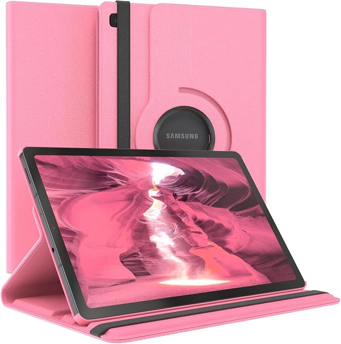 Vultic Rotating Case for Samsung Galaxy Tab A 8.4 2020 (8.4-inch) [SM-T307U] 360 Degree Stand [Auto Sleep/Wake] Folio PU Leather Smart Tablet Cover (Black)