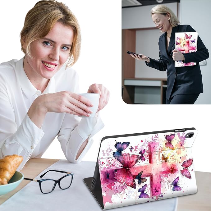 Slim Case for Samsung Galaxy Tab S11 5G 11 Inch (2025) PU Leather Tablet Cases Flip Folio Multi-Angle Viewing Stand Protective Smart Shell Cover with Auto Wake/Sleep A Crow Skull