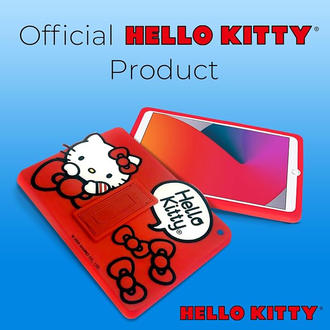 Bluey Kids iPad Case - 10.2 Case for iPad 9th/8th/7th Generation - 2019/2020/2021 Tablet Cover with Stand Shockproof Silicone Protector
