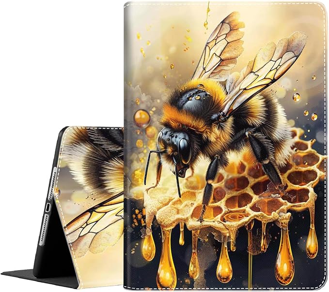 Case for iPad Air 11 Inch Case M2 2024 iPad Air 6th Gen Case/iPad Air 5th Gen 2022/Air 4th 2020 10.9 Inch Slim Stand Protective Smart Cover Fit iPad Air Retro Moth