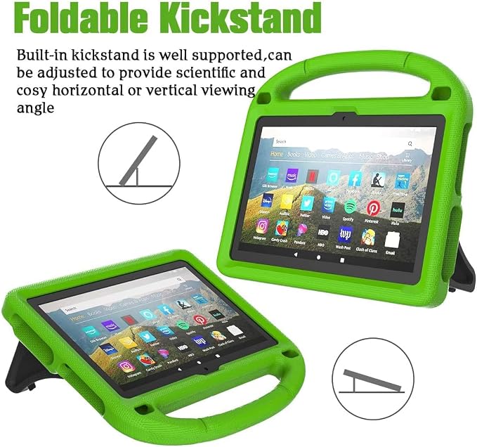Kids Case for New 10-inch Tablet 2023 Lightweight Shockproof Kids Friendly Full Cover with Handle Kickstand