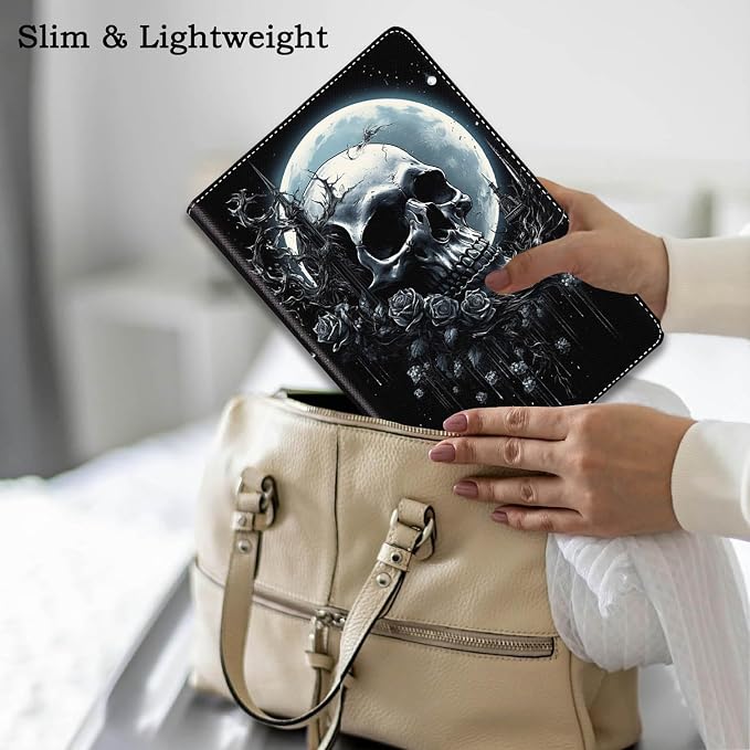 Case for iPad (A16) 11th Generation 11 Inch 2025 / iPad 10th Generation 10.9 Inch 2022 Ultra-Thin Multi-Angle Protective Cover with Auto Sleep/Wake A Dark Horse