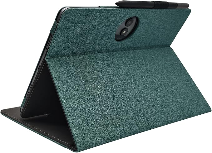 Hand Strap Case for 11.5 TCL NxtPaper 11 Plus (9469X) Tablet PU Leather Bidirectional Multi-Angle Stand Cover with Auto Sleep &amp Wake/Elastic Pen Holder (Black)