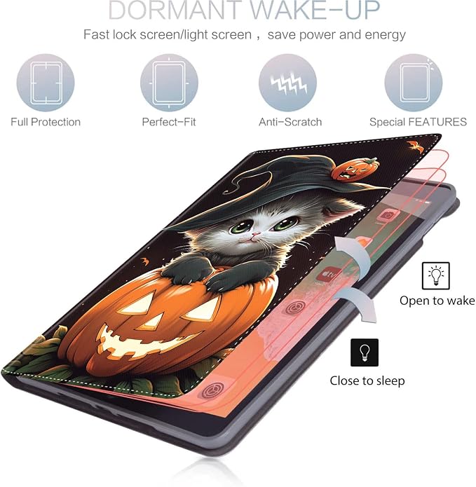 Case for iPad (A16) 11th Generation 11 Inch (2025) for iPad 10th Generation 10.9 Inch (2022) Slim Folding Stand Cover with Auto Wake/Sleep Watercolor Sea Turtle
