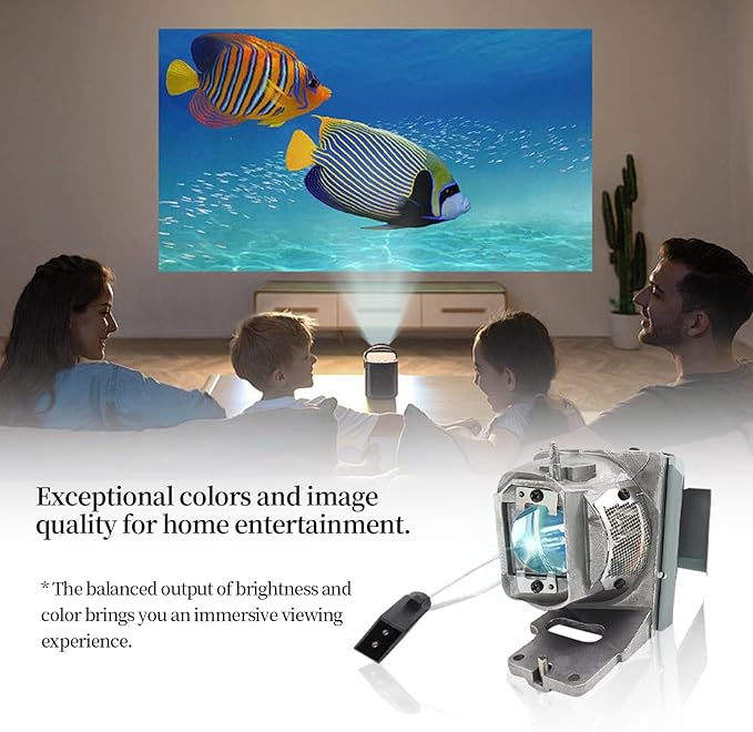 SORNEICDR BL-FU245A Replacement Projector Lamp Bulb Compatible with Optoma HD39HDR GT1080HDR EH412ST EH412 W412 X412 Projectors, with Housing