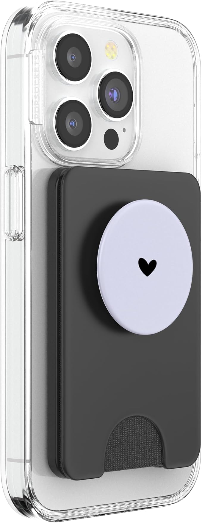 Cute Mist Heart Minimalistic PopSockets Adhesive PopGrip
