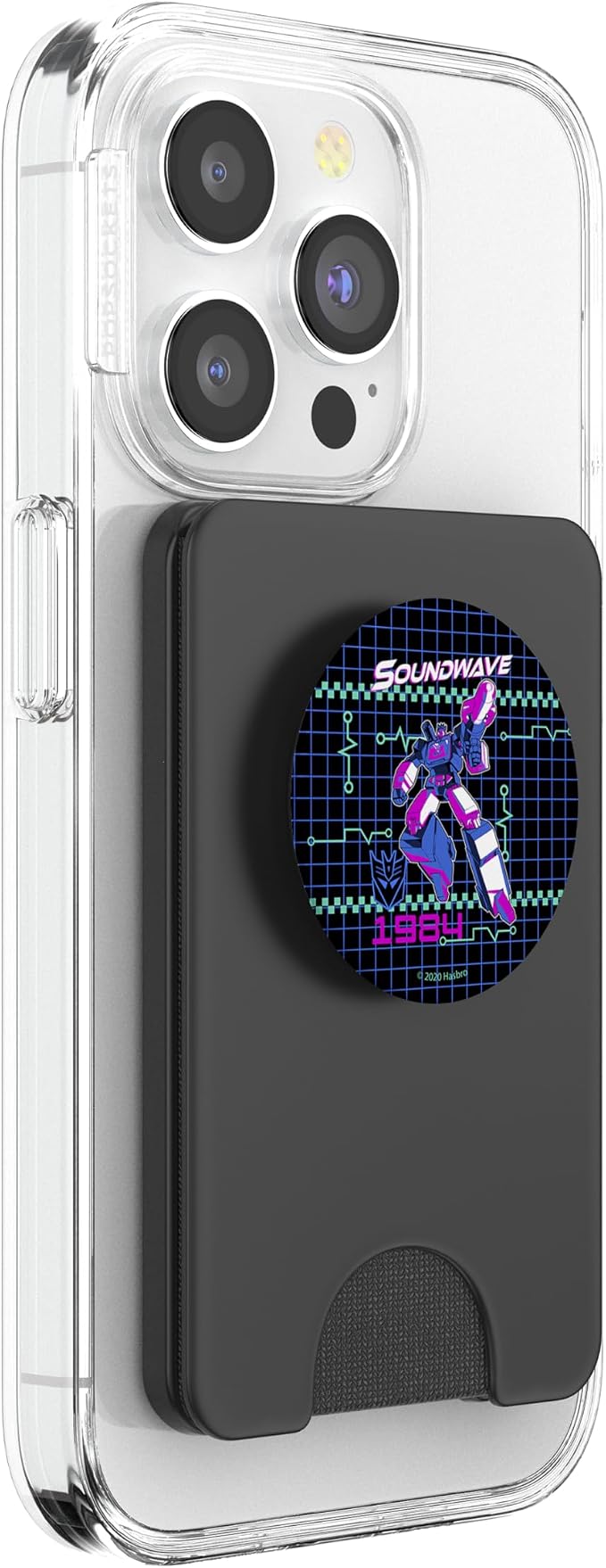 Transformers Soundwave 1984 Grid PopSockets Adhesive PopGrip