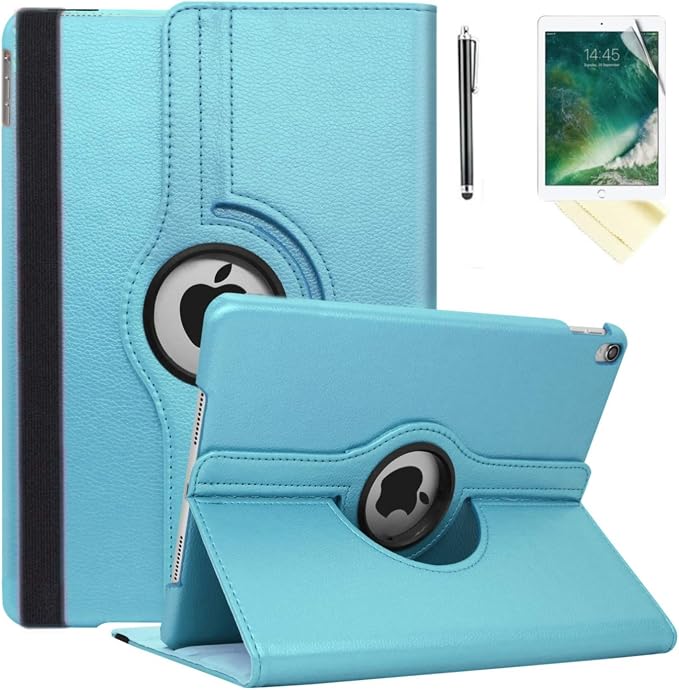 Case for iPad Air 1st Generation Models A1474 A1475A1476 360 Rotating Stand with Wake Up/Sleep Function Also for iPad 6th 5th Air2nd Generation 9.7 inch case (Art Flower)