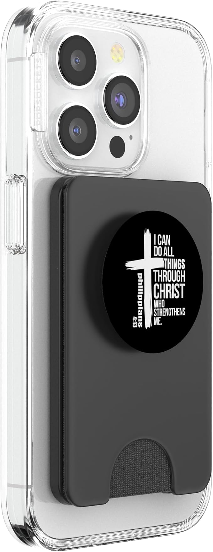 Christian Inspirational Cross Design PopSockets Adhesive PopGrip